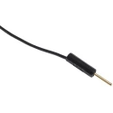 Staubli Connector Test Lead 3A, 30 V AC, 60 V DC, Black, 300 mm Lead Length 28.0026-030-21