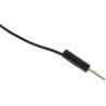 Staubli Connector Test Lead 3A, 30 V AC, 60 V DC, Black, 300 mm Lead Length 28.0026-030-21