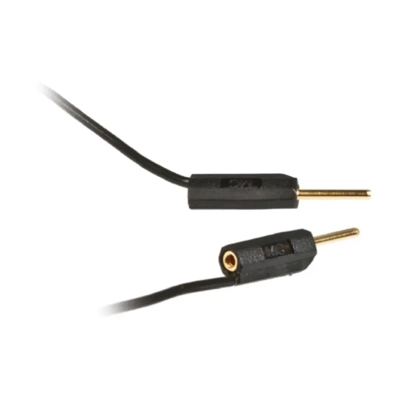 Staubli Connector Test Lead 3A, 30 V AC, 60 V DC, Black, 300 mm Lead Length 28.0026-030-21