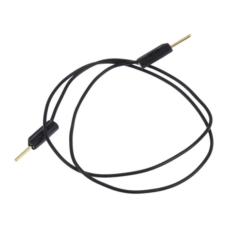 Staubli Connector Test Lead 3A, 30 V AC, 60 V DC, Black, 300 mm Lead Length 28.0026-030-21