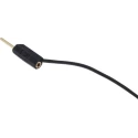 Staubli Connector Test Lead 3A, 30 V AC, 60 V DC, Black, 300 mm Lead Length 28.0026-030-21