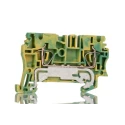 Weidmüller 2-Way ZPE 2.5 Earth Terminal Block, 4mm² Cable CSA, Clamp Termination, Wemid Housing, 800V IECEx/ATEX 1608640000