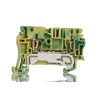 Weidmüller 2-Way ZPE 2.5 Earth Terminal Block, 4mm² Cable CSA, Clamp Termination, Wemid Housing, 800V IECEx/ATEX 1608640000