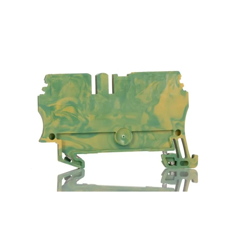 Weidmüller 2-Way ZPE 2.5 Earth Terminal Block, 4mm² Cable CSA, Clamp Termination, Wemid Housing, 800V IECEx/ATEX 1608640000