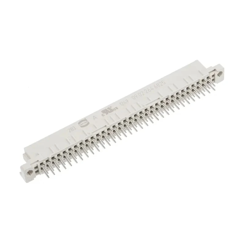 HARTING DIN 41612 64 Way 2.54 mm Pitch Through Hole Type B Solder Class C2 2 Row Female Connector 09022646825