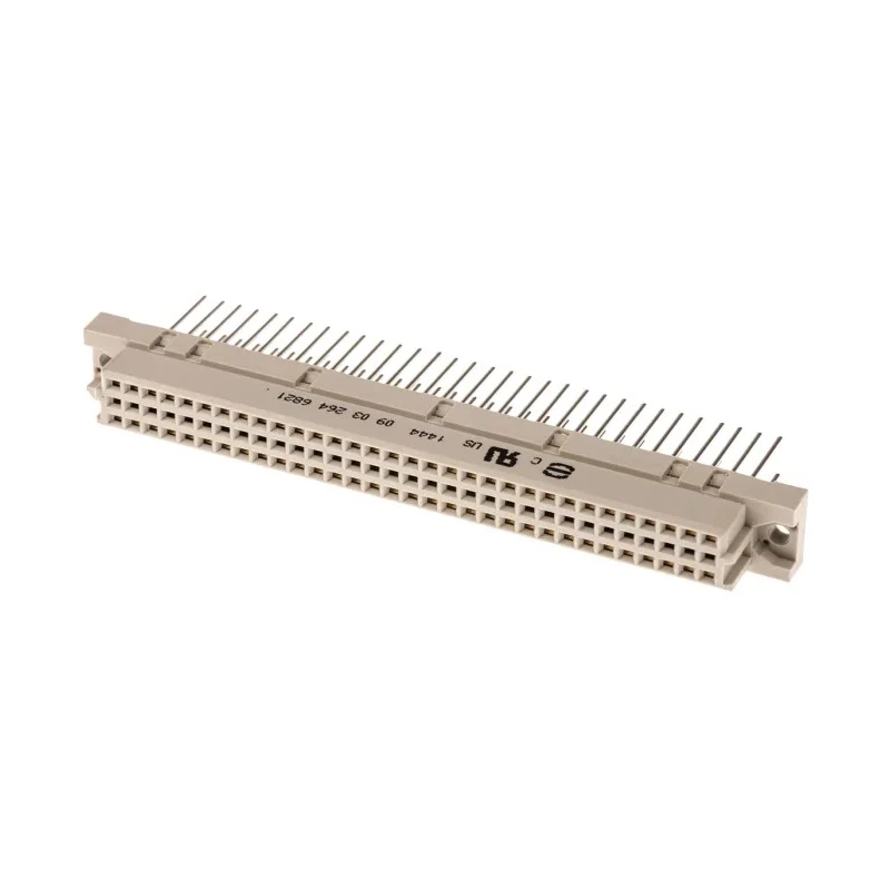 HARTING DIN 41612 64 Way 2.54 mm Pitch Type Through Hole Wire Wrap Class C2 2 Row Female Connector 09032646821