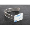 RS PRO Grey Nylon Cable Clip, Self-Adhesive, 26 mm Maximum Bundle Diameter, 30.5 mm x 21 mm x 108 mm 404-443