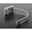 RS PRO Grey Nylon Cable Clip, Self-Adhesive, 26 mm Maximum Bundle Diameter, 30.5 mm x 21 mm x 108 mm 404-443