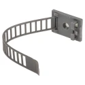 RS PRO Grey Nylon Cable Clip, Self-Adhesive, 26 mm Maximum Bundle Diameter, 30.5 mm x 21 mm x 108 mm 404-443