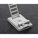 RS PRO Grey Nylon Cable Clip, Self-Adhesive, 26 mm Maximum Bundle Diameter, 30.5 mm x 21 mm x 108 mm 404-443