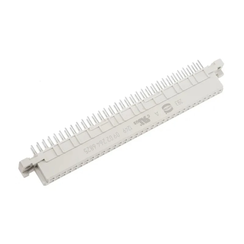 HARTING DIN 41612 64 Way 2.54 mm Pitch Type B Through Hole Solder Connector Class C2 09022646825