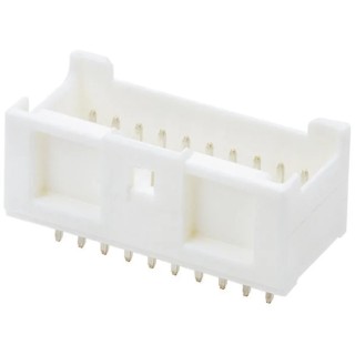 Molex MicroClasp Series Straight Surface PCB Header, 16 Contact, 2 mm Pitch, 2 Row, Shrouded 55917-1610