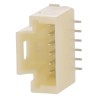 Molex 501331 Series Vertical Surface PCB Header, 6 Contact, 1 mm Pitch, 1 Row, Shrouded 501331-0607