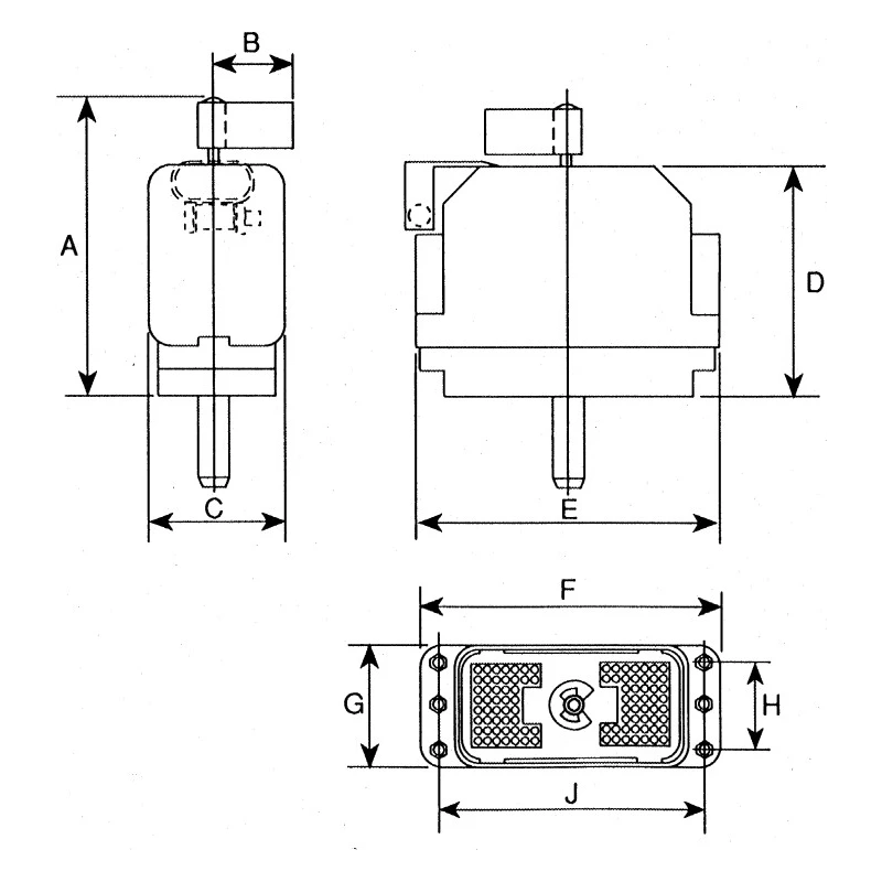 ITT Cannon Crimp Extraction Tool DL Series Plug Socket Contact Size 34 thru 12AWG 274-7029-007