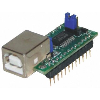 FTDI Chip USB-Serial UART Development Module UM232R with FT232RL, 48MHz, USB 2.0 Full Speed Compatible