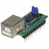 FTDI Chip USB-Serial UART Development Module UM232R with FT232RL, 48MHz, USB 2.0 Full Speed Compatible