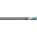Adaltra 10 Core Telephone Cable, 1 x 0.51 mm Stranded Bare Copper Conductor, Flame Retardant Grey PVC Sheath 100 m SYT2524G50