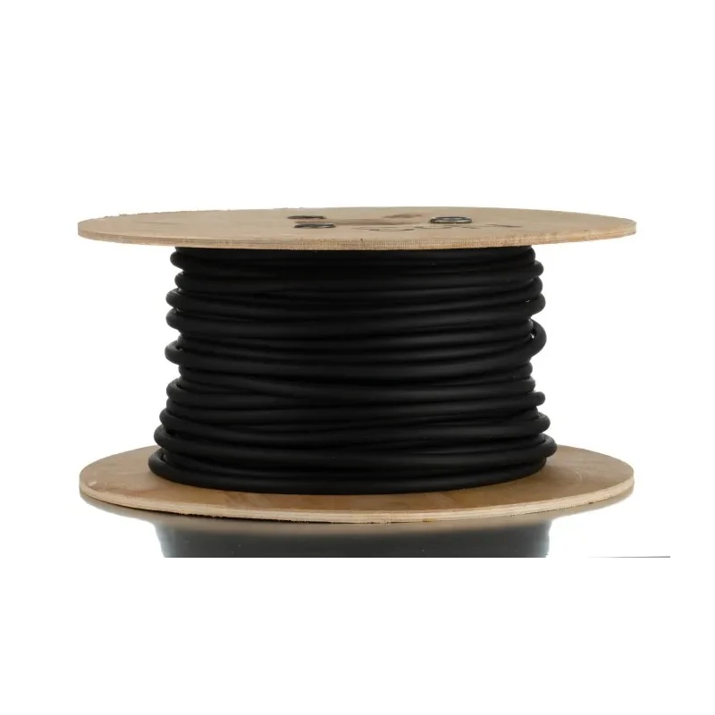 Lapp H01N2-D Series Black Hook Up Wire 510/0.21 mm Copper Conductor 50 m 100V Rubber Jacket 2210700