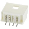 Molex Pico-Clasp Series Right Angle Surface PCB Header 4 Contact 1 mm Pitch Single Row Shrouded 501568-0407