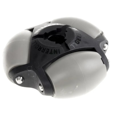Interroll Ball Transfer Unit with 80 mm Diameter Alloy Steel Spindle Mount 2580