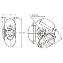 Interroll Ball Transfer Unit with 80 mm Diameter Alloy Steel Spindle Mount 2580