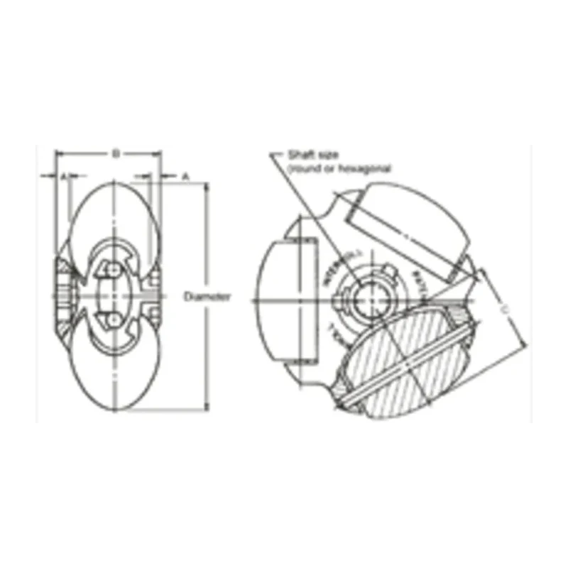 Interroll Ball Transfer Unit with 80 mm Diameter Alloy Steel Spindle Mount 2580