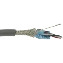 Alpha Wire XTRA-GUARD FLEX Series Data Cable 2 Pairs 4 Cores 30 m Black Sheath Polyvinyl Chloride 86702CY SL005