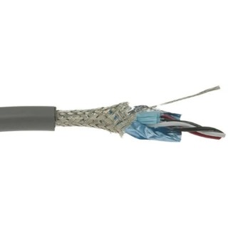 Alpha Wire XTRA-GUARD FLEX Series Data Cable 2 Pairs 4 Cores 30 m Black Sheath Polyvinyl Chloride 86702CY SL005