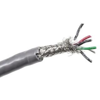 Alpha Wire XTRA-GUARD FLEX Series Data Cable 3 Pairs 9 Cores 30 m 300V Grey PVC Jacket 86703CY SL005