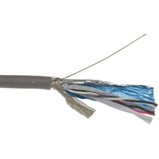 Alpha Wire XTRA-GUARD FLEX Series Data Cable 2 Pairs 4 Cores 30 m 300V Grey Sheath Polyvinyl Chloride 86502CY SL005