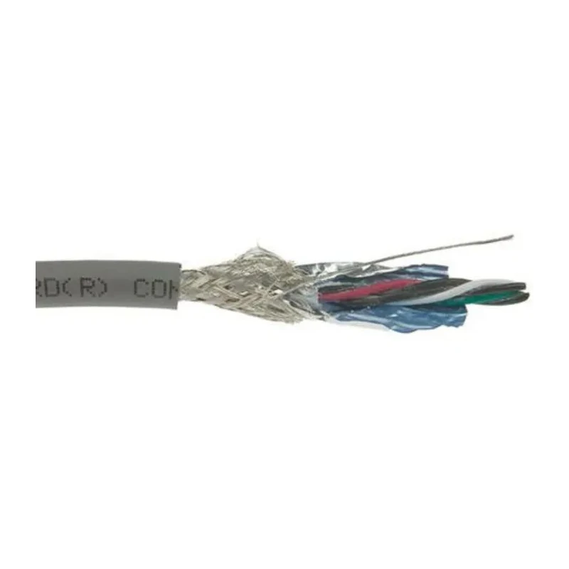 Alpha Wire XTRA-GUARD FLEX Series Data Cable 3 Pairs 6 Cores 30 m Black Polyvinyl Chloride Jacket 300V 86603CY SL005