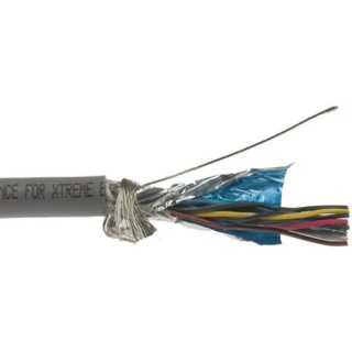Alpha Wire XTRA-GUARD FLEX Series Data Cable 6 Pairs 12 Cores 30 m Grey Sheath Polyvinyl Chloride 86506CY SL005