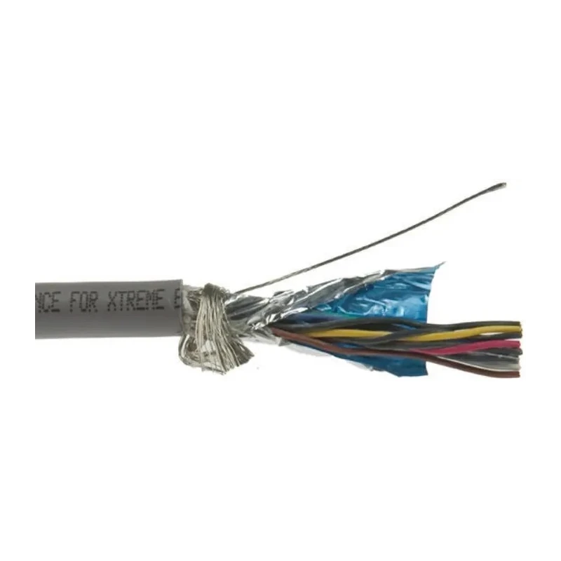 Alpha Wire XTRA-GUARD FLEX Series Data Cable 6 Pairs 12 Cores 30 m Grey Sheath Polyvinyl Chloride 86506CY SL005