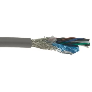 Alpha Wire XTRA-GUARD FLEX Series Data Cable 5 Pairs 10 Cores 30 m Black Sheath Polyvinyl Chloride 86605CY SL005