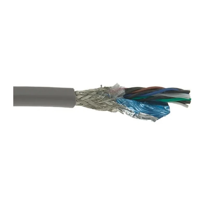Alpha Wire XTRA-GUARD FLEX Series Data Cable 5 Pairs 10 Cores 30 m Black Sheath Polyvinyl Chloride 86605CY SL005