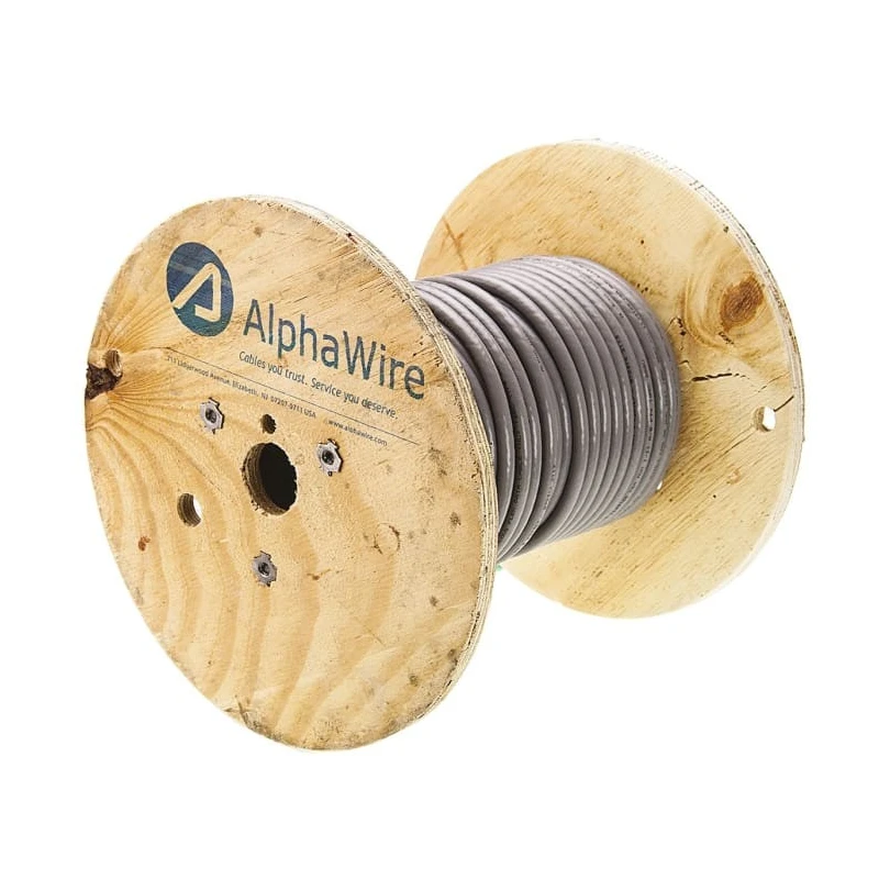 Alpha Wire XTRA-GUARD FLEX Series Data Cable 6 Pairs 12 Cores 30 m Grey Sheath Polyvinyl Chloride 86606CY SL005