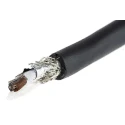 Alpha Wire XTRA-GUARD 2 Screened Control Cable, 2 Cores 0.23mm² 24 AWG, 30 m, Black Polyethylene Sheath 25112 BK005