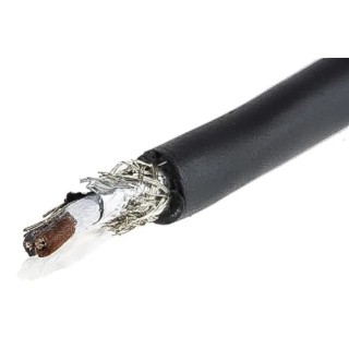 Alpha Wire XTRA-GUARD 2 Screened Control Cable, 2 Cores 0.23mm² 24 AWG, 30 m, Black Polyethylene Sheath 25112 BK005