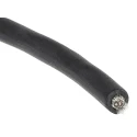 Alpha Wire XTRA-GUARD 2 Screened Control Cable, 2 Cores 0.23mm² 24 AWG, 30 m, Black Polyethylene Sheath 25112 BK005