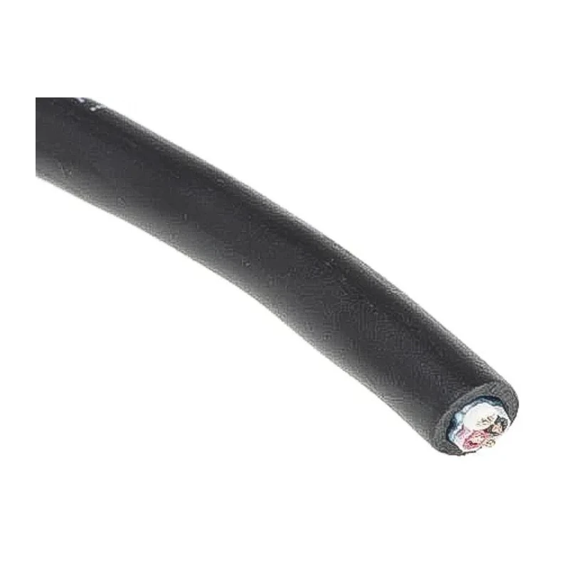 Alpha Wire XTRA-GUARD 2 Control Cable, 3 Cores, 0.56mm² (20 AWG), Screened, 30 m, Black Polyvinyl Chloride Sheath 25463 BK005