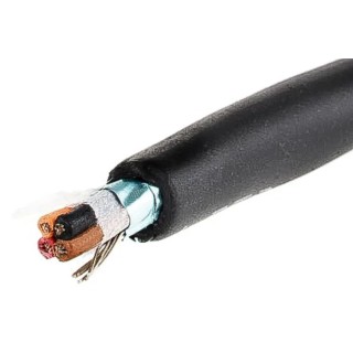 Alpha Wire XTRA-GUARD 2 Screened Control Cable 4 Cores 0.56mm² 20 AWG 30m 300V Polyvinyl Chloride Jacket 25464 BK005
