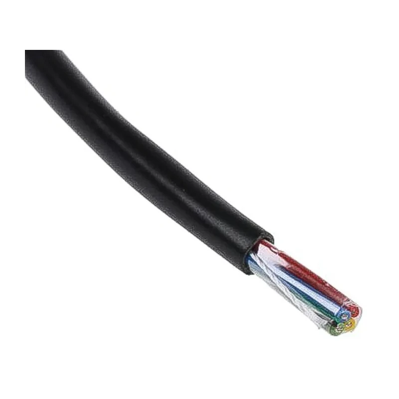 Alpha Wire XTRA-GUARD 2 Control Cable, 4 Cores, 0.81mm² 18 AWG, Unscreened, 300V, 30m Length, Black Polyvinyl 25064 BK005