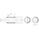 Bosch Rexroth Super Ball Bearing with 32 mm OD, Length 45 mm, Polyacetal Material, Closed End, Static Load Rating R067022040