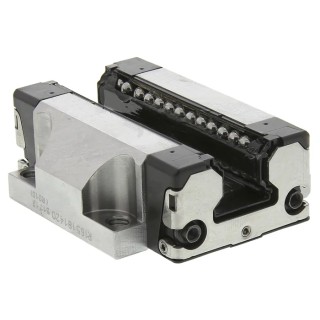 Bosch Rexroth Guide Block BSHP Series Ball Runner Block with 2% Preload, Standard Steel, 75mm Length, 63mm Width R165181420