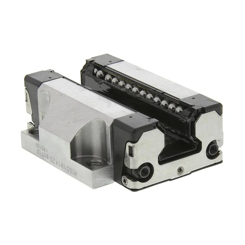 Bosch Rexroth Guide Block BSHP Series Ball Runner Block with 2% Preload, Standard Steel, 75mm Length, 63mm Width R165181420
