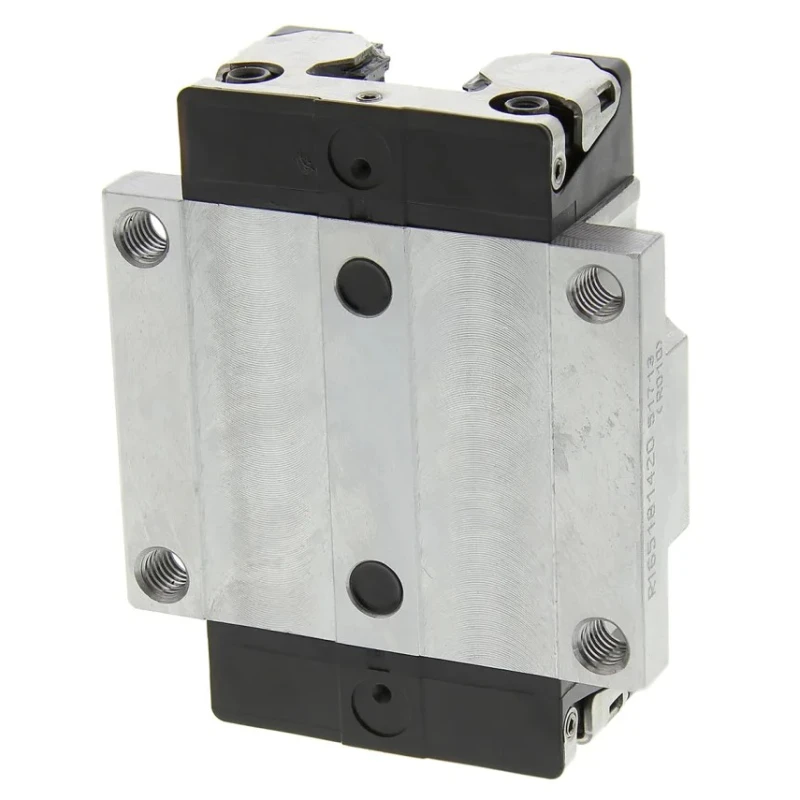 Bosch Rexroth Guide Block BSHP Series Ball Runner Block with 2% Preload, Standard Steel, 75mm Length, 63mm Width R165181420