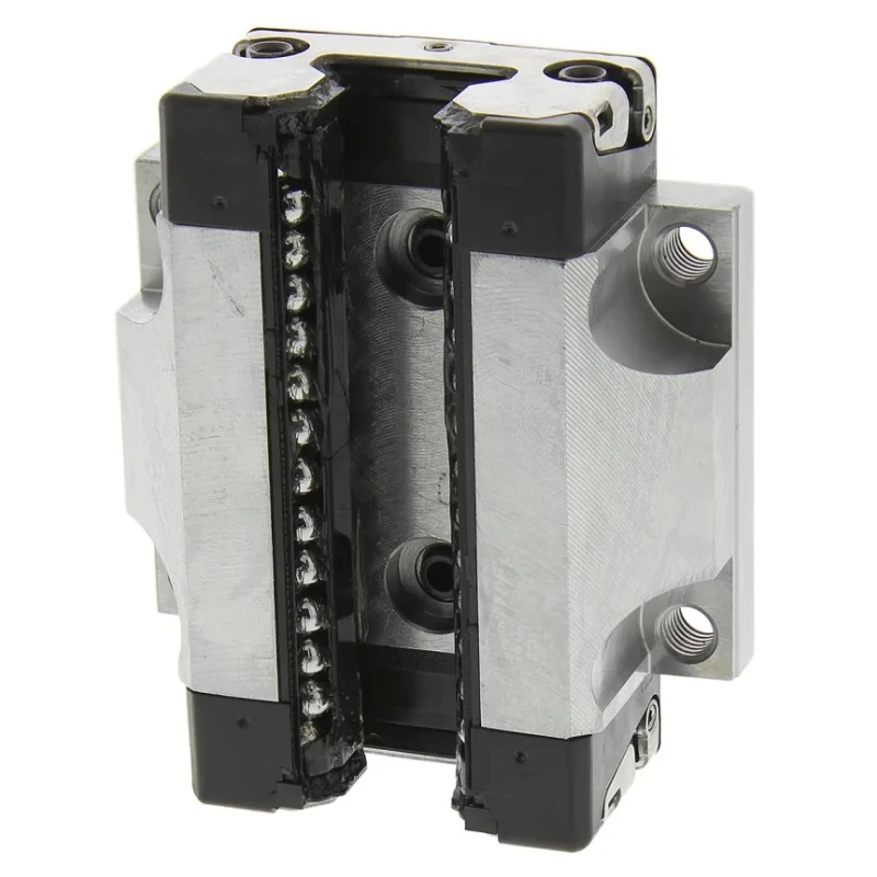 Bosch Rexroth Guide Block BSHP Series Ball Runner Block with 2% Preload, Standard Steel, 75mm Length, 63mm Width R165181420