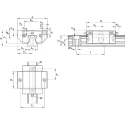 Bosch Rexroth Guide Block R1665 Series, 25600 N Dynamic Load, Carriage Length 75.3mm, Carriage Width 90mm R166571420