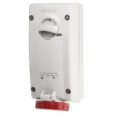 Scame Socket Switchable IP67 3+E Earthing Position 6h Straight Industrial Interlock 16A 415V IP67