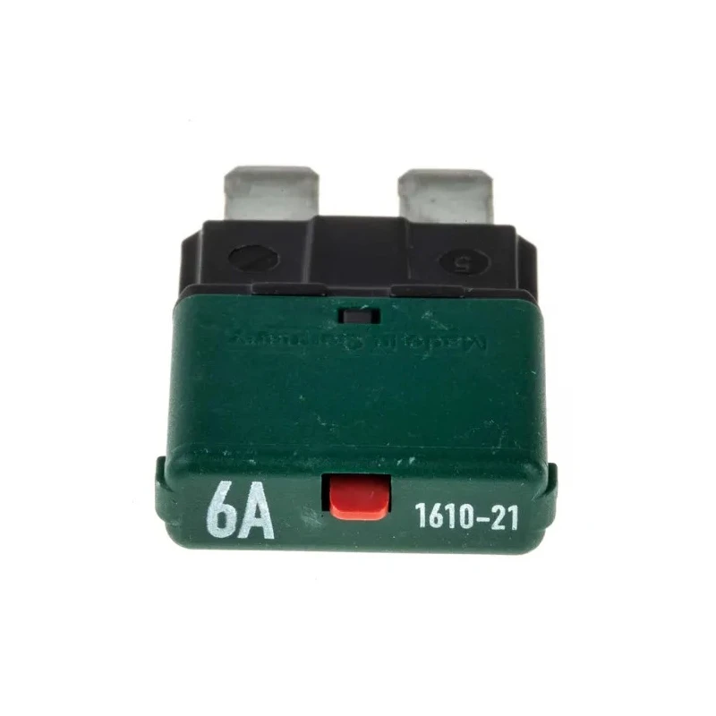 ETA Thermal Circuit Breaker 6A Current Rating 1-Pole Base Mount 32V AC, 48V DC 1610-21-6A